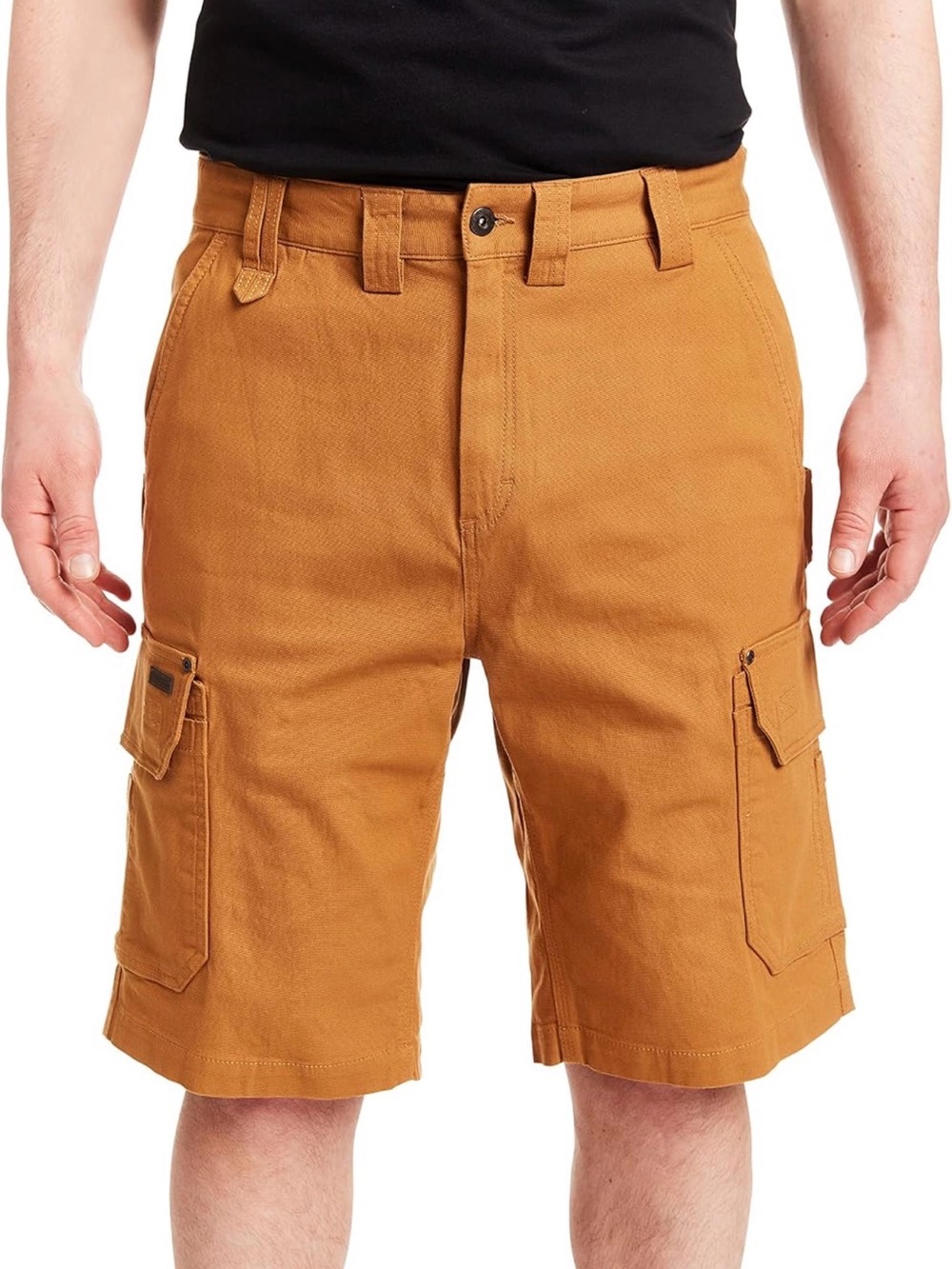 Smith's Workwear Men's Big Men's Stretch Duck Canvas Cargo Work Short
